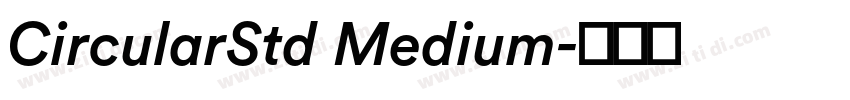 CircularStd Medium字体转换